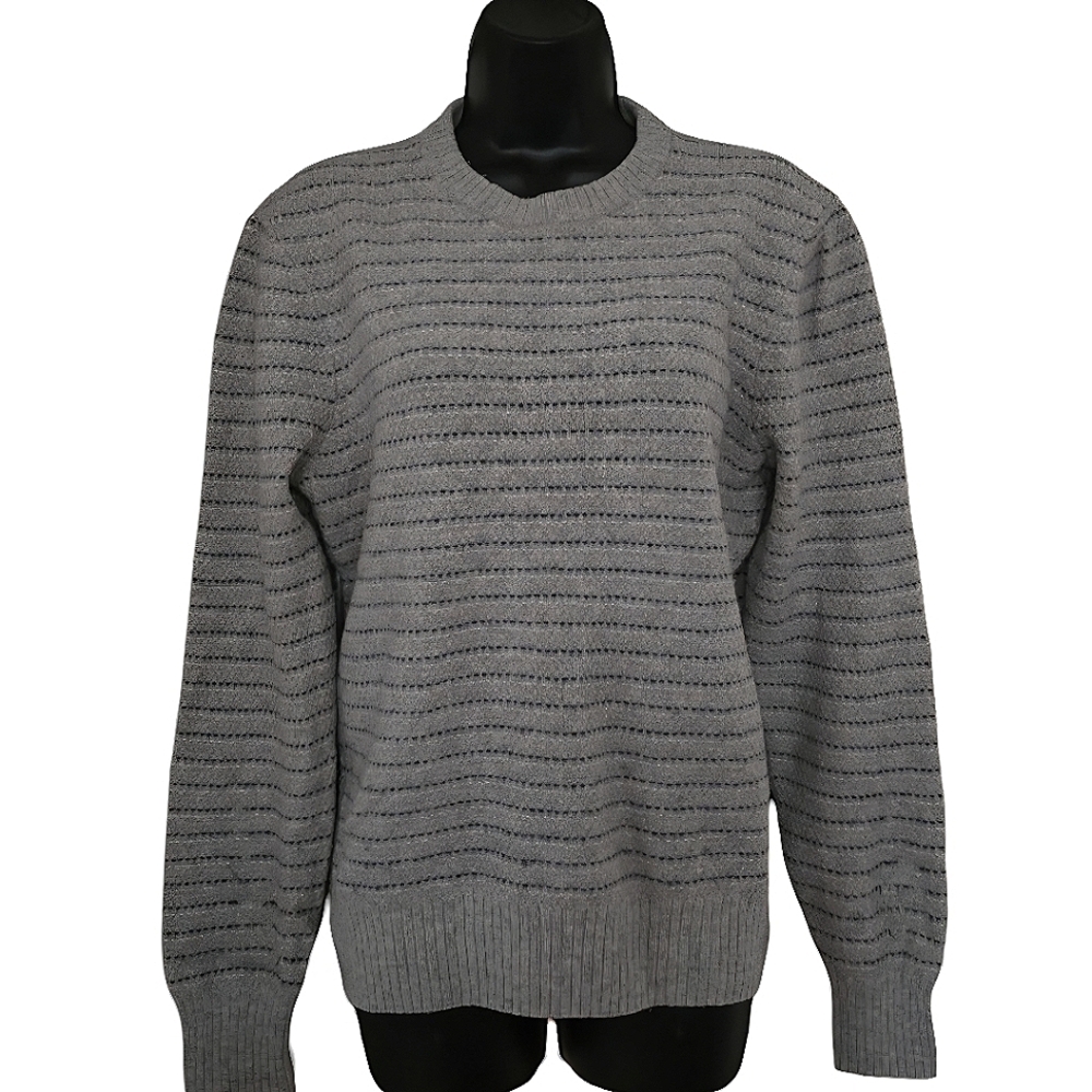 ❤️Jack Spade Gray Striped Sweater☆